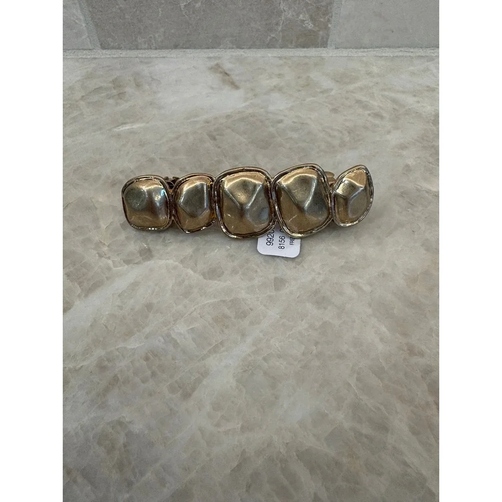 Free People Rocky Barrette Gold one size new NWT hair accessory